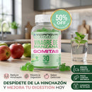 50% GOMITAS DE VINAGRE DE MANZANA - Bienestar Digestivo - Siéntete Más Liviana Cada Día