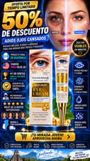 50% SOLO HOY ✨ Crema Contorno Ojos™ – 👉Despídete de las bolsas, da la bienvenida a una mirada joven